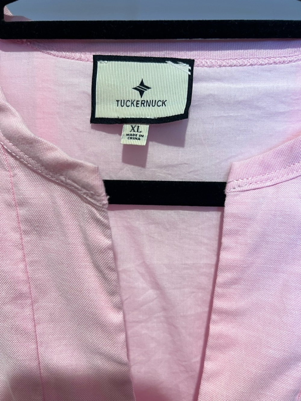 NWOT Tuckernuck Pink Lightweight Oxford Luella Dress - Picture 6 of 10